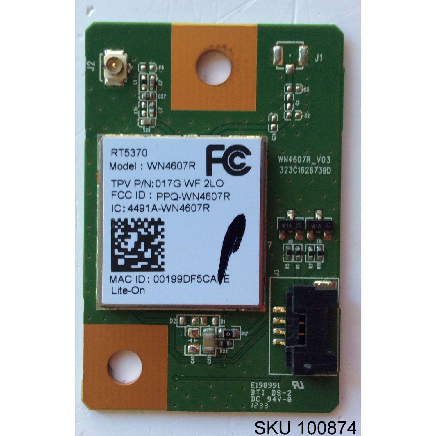 MODULOS DE WIFI VIZIO WN4607R / 323C1626739D / WN4607R_V03 / 017GWF2LO / MODELO E500I-A1 LTYXNTAP / M3D550KDE / E420I-A1 LTYWNRDN